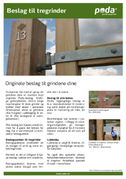 Beslag til tregrinder
